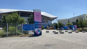 Le Groupama Stadium, rebaptisé le temps des JO 2024 en "Stade de Lyon". 