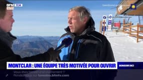 Réouverture de la station Montclar: Alain Quièvre, président du domaine, se réjouit de l'enneigement qui permet d'ouvrir plus tôt cette année