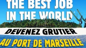 © UPE13 / Un syndicat patronal réclame la restriction du droit de grève en France. A Marseille, des patrons de PME ont lancé une publicité choc visant les grévistes du port.