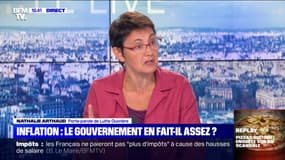 Nathalie Arthaud juge la future aide contre l'inflation "dérisoire": "Il n'y a pas à accepter l'aumône"