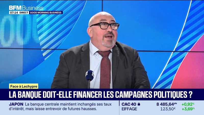 Emmanuel Lechypre face à Étienne Bracq : La banque doit-elle financer les campagnes politiques ? - 31/07