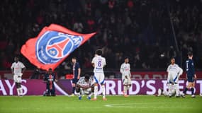 Le match de Ligue 1 entre le PSG et Strasbourg au Parc des Princes, 19 octobre 2024.
