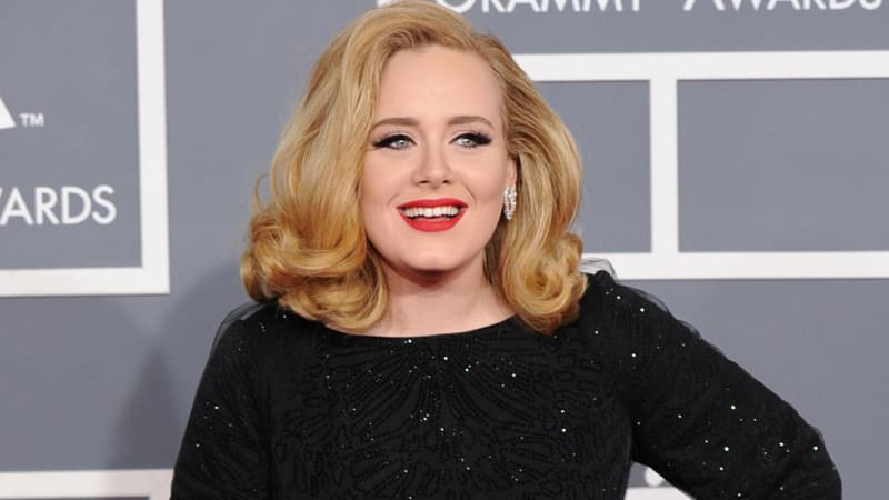 La chanteuse Adele lors des Grammy Awards à Los Angeles en 2012 