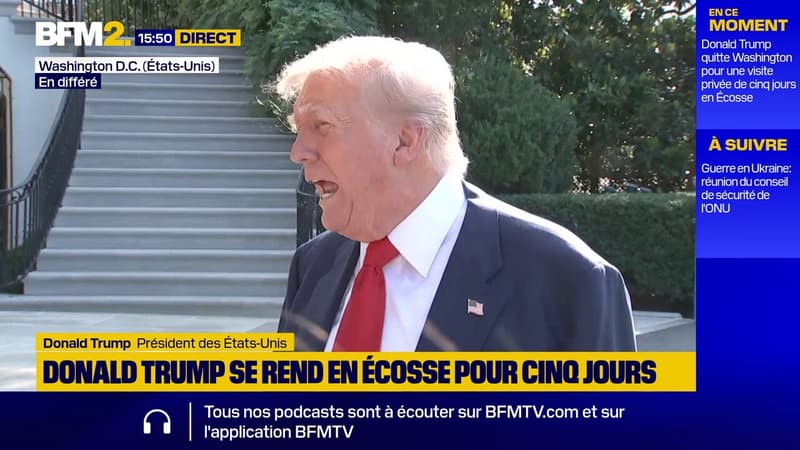 Donald Trump évoque des chances à 