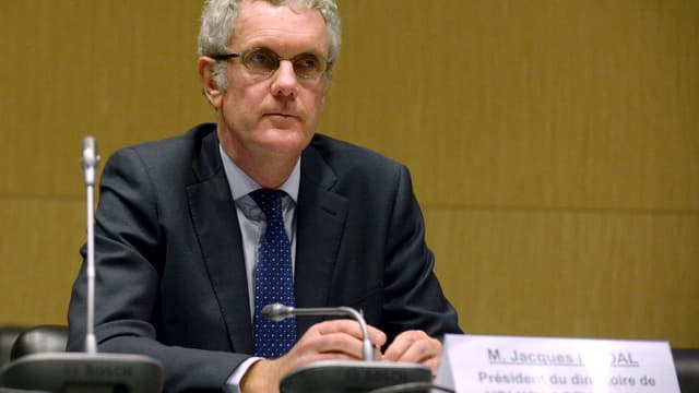 Jacques Rivoal, le patron de Volkswagen Group France, en février 2016 lors d'une audition à l'Assemblée nationale.