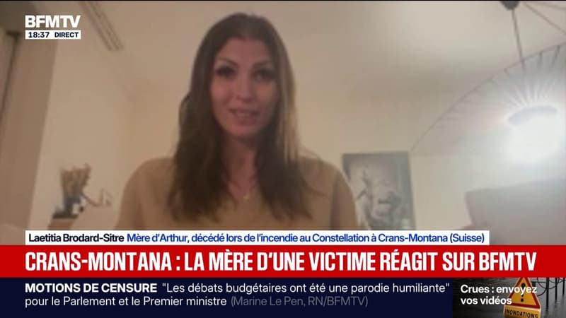 "Nous sommes consternés par cette décision": Laetitia Brodard-Sitre, mère d'Arthur, décédé lors de l'incendie au Constellation à Crans-Montana réagit à la libération de Jacques Moretti