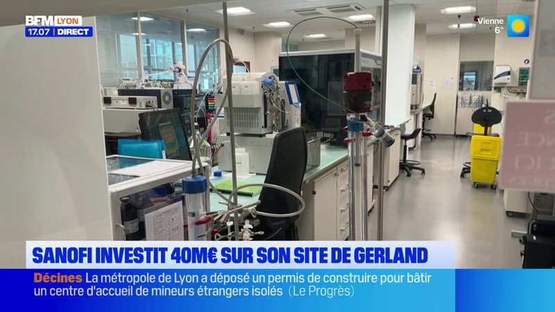 Gerland: Sanofi investit 40 millions d'euros pour la production d'un médicament