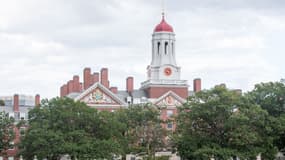 Vue sur un bâtiment d'Harvard à Cambridge aux États-Unis en 2018