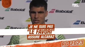 Roland-Garros : "Je ne suis pas le favori" assure Alcaraz