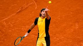 Stefanos Tsitsipas lors du deuxième tour de Roland-Garros, le 29 mai 2024