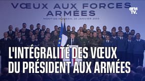   L'intégralité des vœux d'Emmanuel Macron aux Armées