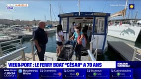 Marseille: à bord du ferry boat "César" du Vieux-Port