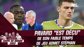 Coupe du monde : Pavard "est déçu" de son faible temps de jeu admet Stéphan