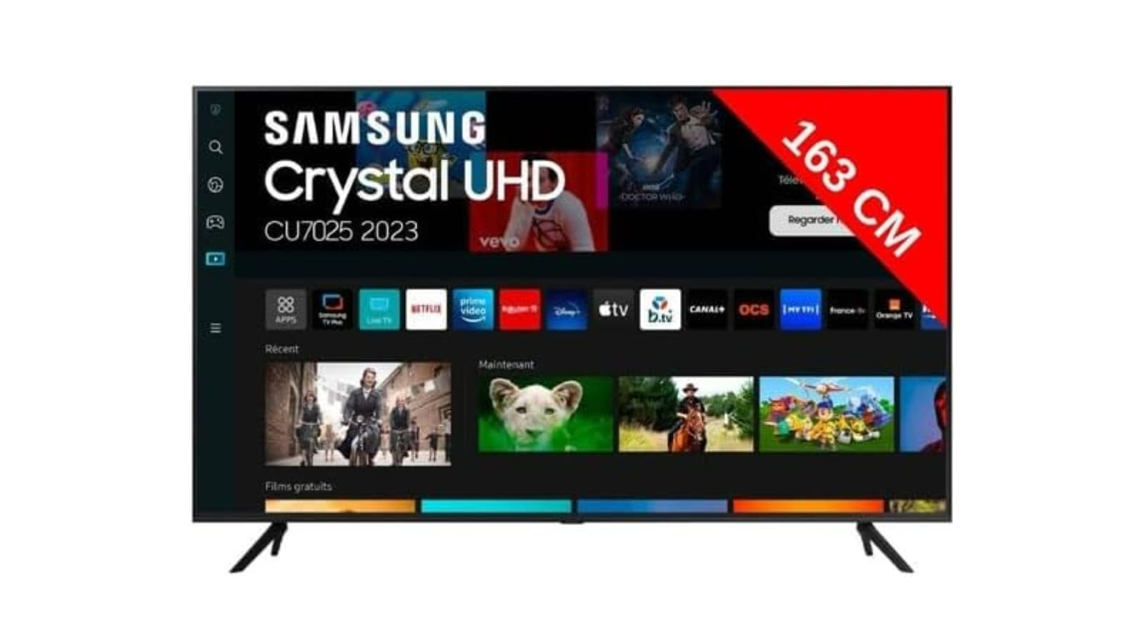 Samsung 65CU7025 Crystal à 545€ au lieu de 699€