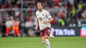 Harry Kane lors de la Supercoupe d'Allemagne entre le Bayern Munich et le Borussia Dortmund (0-3), le 12 août 2023