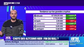 BFM Crypto, le Club : Chute des altcoins hier, fin du bull ? - 10/12 