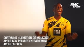 Dortmund : L'émotion de Moukoko après son premier entraînement avec les pros