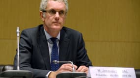 Jacques Rivoal, le patron de Volkswagen Group France, en février 2016 lors d'une audition à l'Assemblée nationale. 