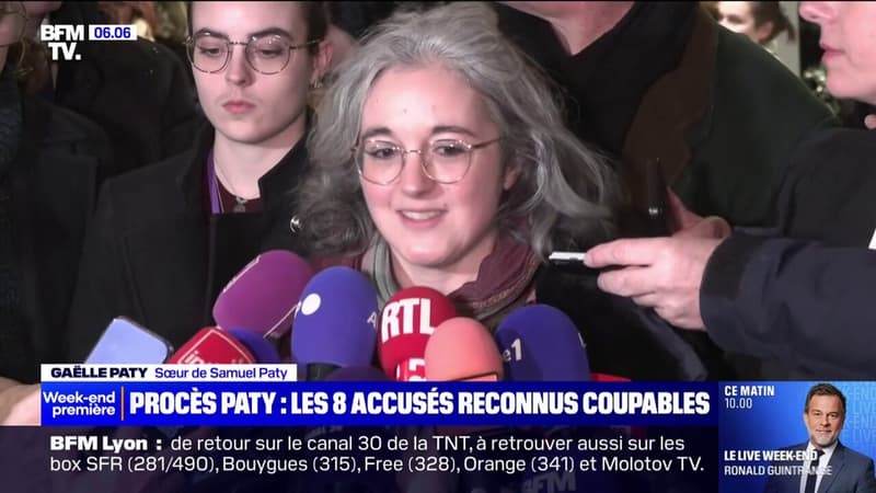 Regarder la vidéo Procès de l'assassinat de Samuel Paty: la sœur du professeur, tué en 2020, 