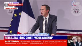 "C'est sans doute un spectacle qui attriste nos compatriotes", déplore Bruno Retailleau 