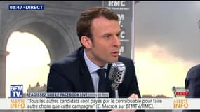 Pour Macron, Fillon n'est pas en mesure "d'être le garant des institutions"