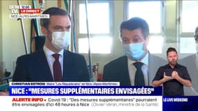 Covid-19: Olivier Véran affirme que "des mesures supplémentaires" pourraient être envisagées à Nice d'ici la fin du week-end