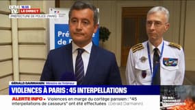 Gérald Darmanin: "Au lieu de s'en prendre aux fonctionnaires de la République, monsieur Mélenchon devrait soutenir les policiers"