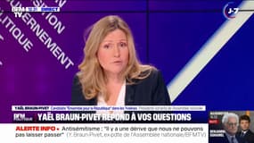 Vers un nouveau mandat de présidente de l'Assemblée nationale même sans majorité? "Pourquoi pas", répond Yaël Braun-Pivet
