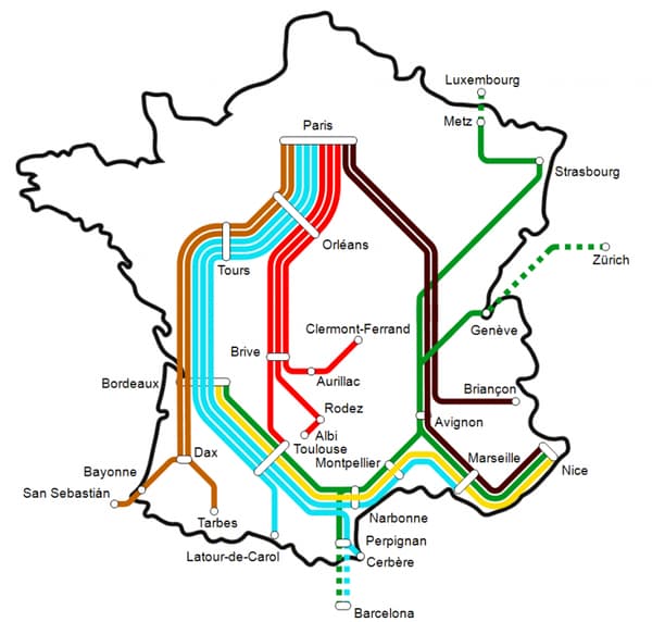 SNCF: lignes intérieures de nuit envisagées