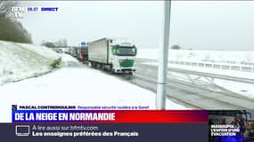 Neige et verglas: sur l'A13 et l'A29, la circulation revient progressivement à la normale