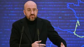 Le président du Conseil européen Charles Michel à Kiev (Ukraine), le 3 février 2023.