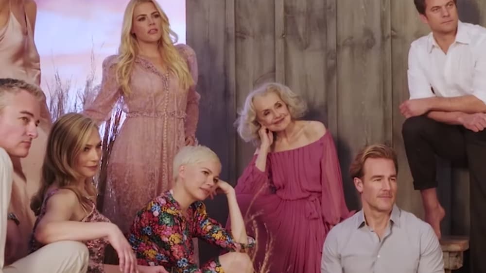 Le casting de Dawson réuni le temps d'une séance photo - Capture d'écran YouTube