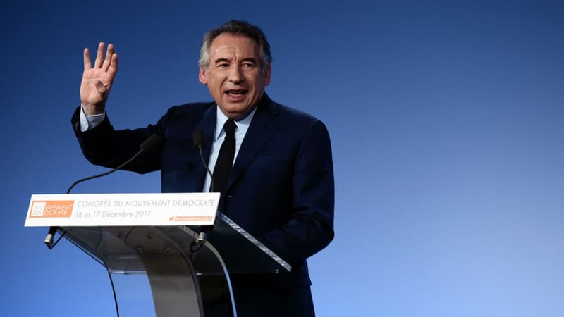 François Bayrou le 17 décembre 2017 à Paris. 