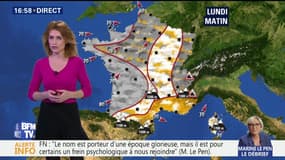 La météo pour ce lundi 12 mars 2018