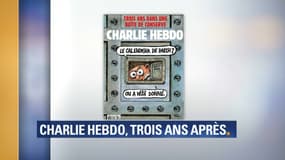 La Une du numéro spécial de Charlie Hebdo, trois ans après la fusillade qui avait fait 12 morts dans les locaux de la rédaction. 