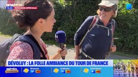 Hautes-Alpes: une folle ambiance dans le noyer à Champsaur pour le Tour de France