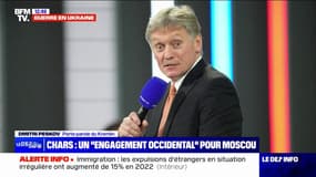 Livraison de chars à l'Ukraine: le porte-parole du Kremlin dénonce une "implication directe [des Occidentaux] dans le conflit"