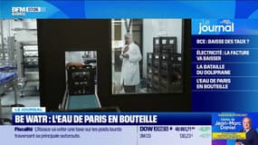 BE Water : l'eau de Paris en bouteille