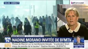 Nadine Morano sur les manifestations de gilets jaunes: "Le président est incapable de régler cette crise"