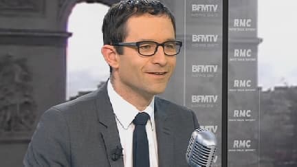 Le ministre délégué à la Consommation et à la Solidarité, Benoît Hamon, le 10 avril 2013 sur BFMTV