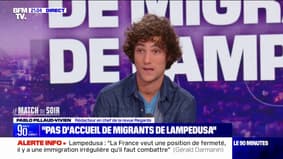 Pas d'accueil de migrants de Lampedusa en France: "Je trouve ça honteux et ça génère une douleur. Je ne reconnais plus mon pays", affirme Pablo Pillaud-Vivien