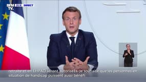 Emmanuel Macron: "Les visites en maisons de retraite et en Ehpad seront autorisées dans le strict respect des règles sanitaires"