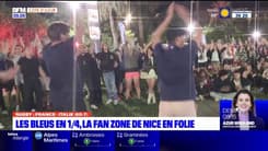 Coupe du monde de rugby: la fan zone de Nice en folie pour le match de l'équipe de France