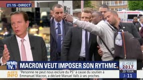FN au second tour: Emmanuel Macron répond sèchement à François Hollande