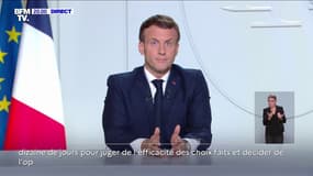 Emmanuel Macron: "Le virus circule en France à une vitesse que même les prévisions les plus pessimistes n'avaient pas anticipées"