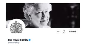 Capture d'écran du compte de la famille royale britannique