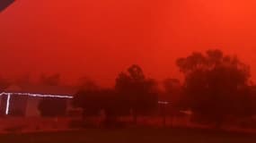 En Australie, le ciel se teinte de rouge après une violente tempête de sable
