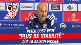 OL : "On doit être plus stable que la saison dernière" avance Peter Bosz