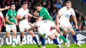 Le match Angleterre-Irlande au Tournoi des VI Nations, à Londres le 12 mars 2022