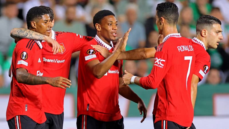 Ligue Europa: Manchester United s'en sort bien à Nicosie, avec encore un but de Martial